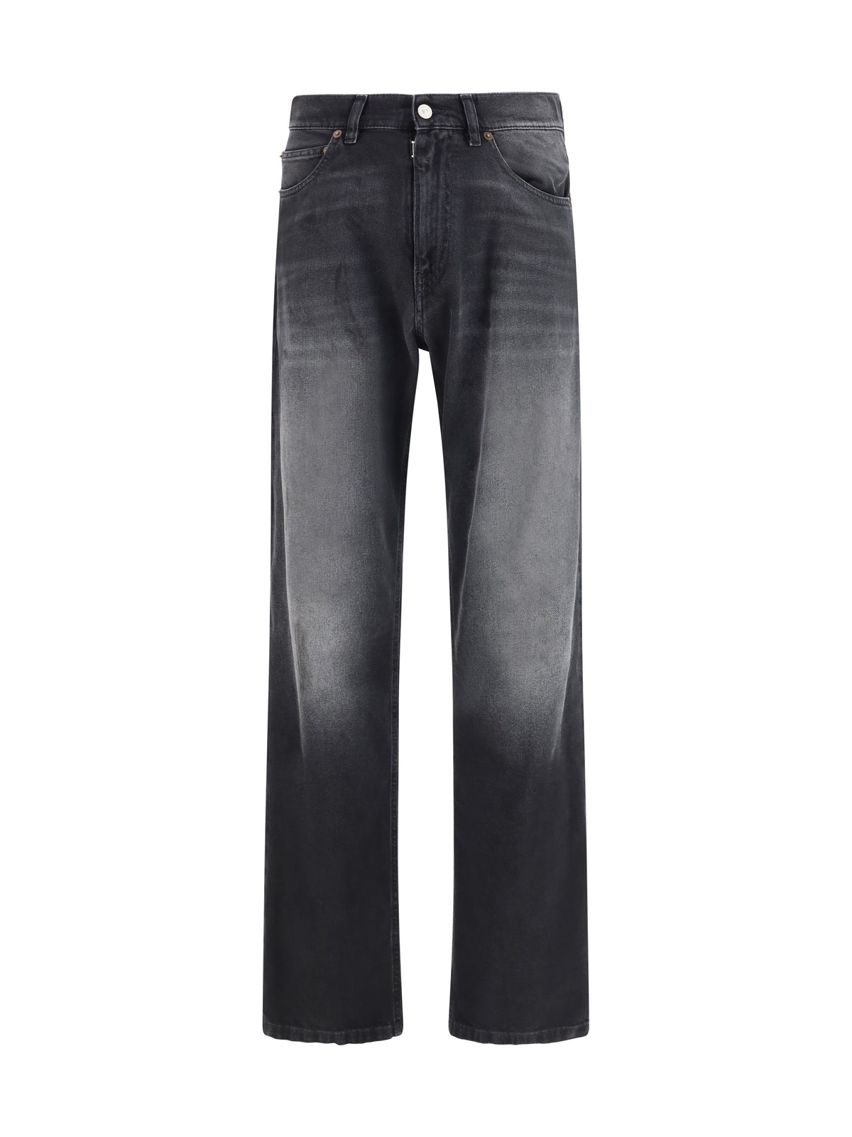 MM6 Maison Margiela Straight-leg cotton Jeans - Black