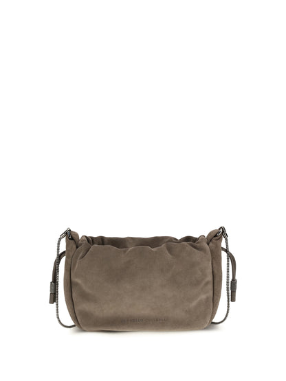 BRUNELLO CUCINELLI Suede Shoulder Bag