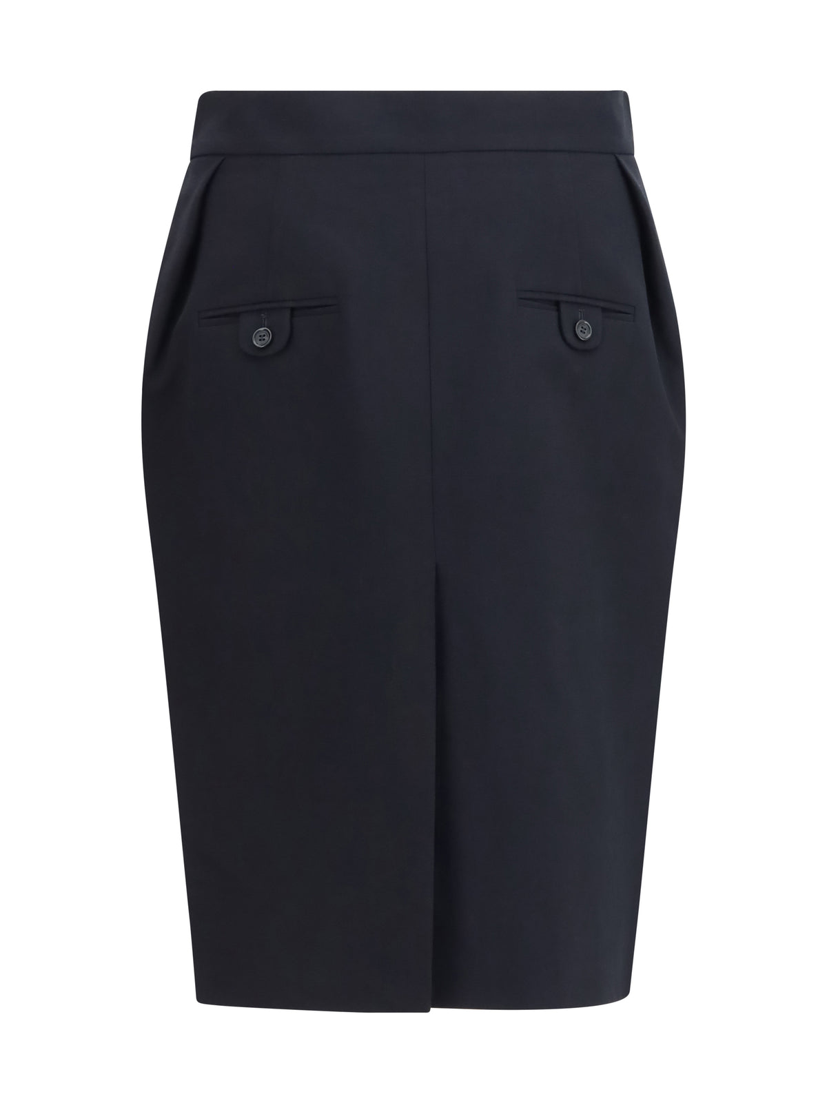 Magda Butrym Pleated midi Skirt - Black