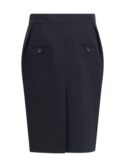 Magda Butrym Pleated midi Skirt - Black