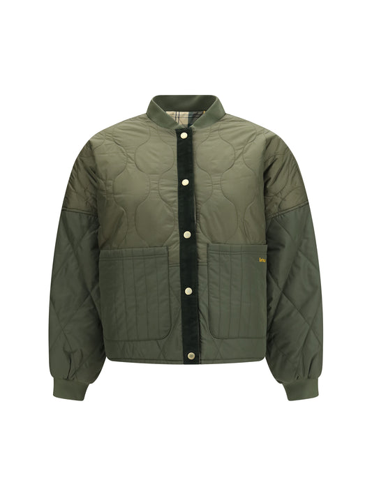 Barbour Reversible quilted Ravenshill Jacket - Olive/Fern/Ancient