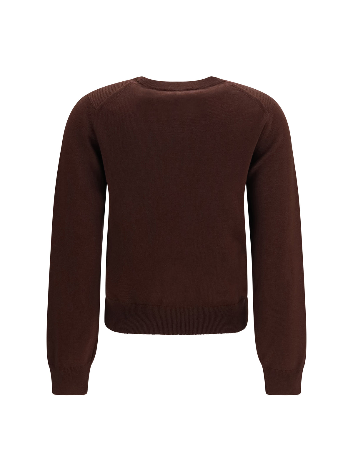 Maison Kitsuné Baby Fox Merino Jumper - Dark Wood