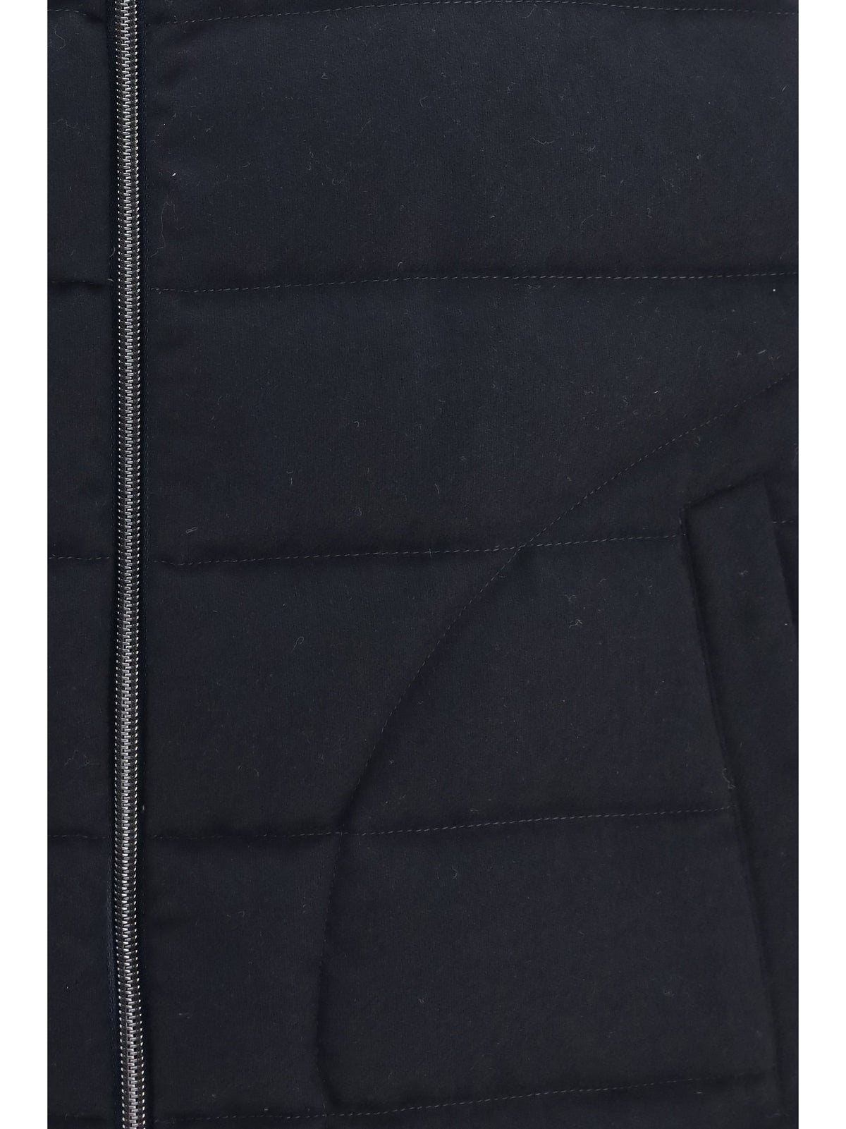 Herno Wool-blend Vest - Blue Navy