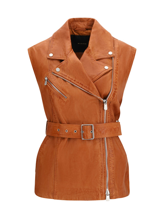PINKO Gypsy biker-style Vest