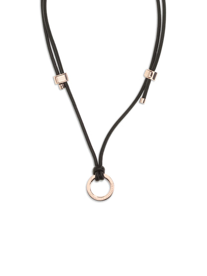 BRUNELLO CUCINELLI Leather eyeglass Cord with charm