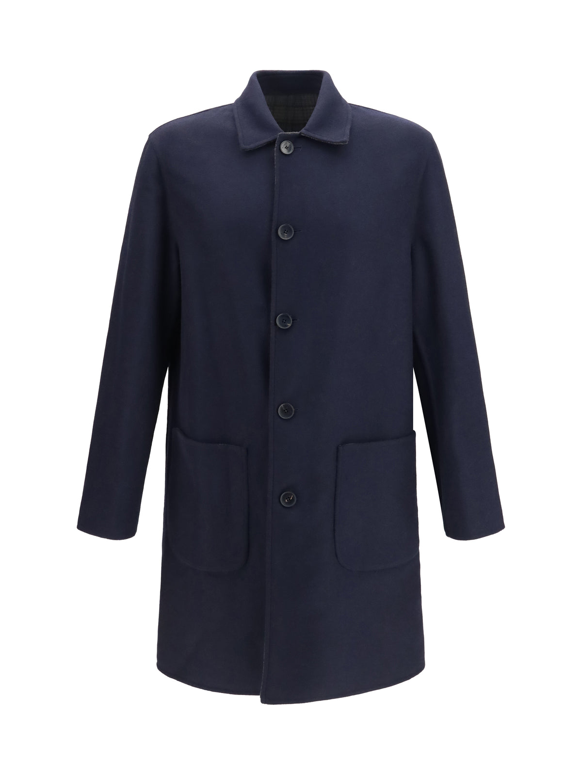 Etro Soho reversible wool-blend Coat - Blue Scurissimo 2
