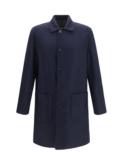 Etro Soho reversible wool-blend Coat - Blue Scurissimo 2