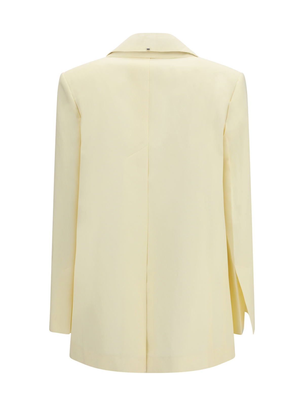 Max Mara Sportmax Double-collar Blazer in viscose blend - Yellow Light