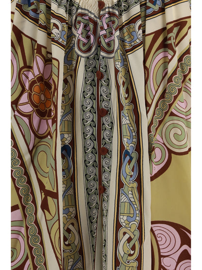 La Double J Long Camerino Dress - Kells Placée