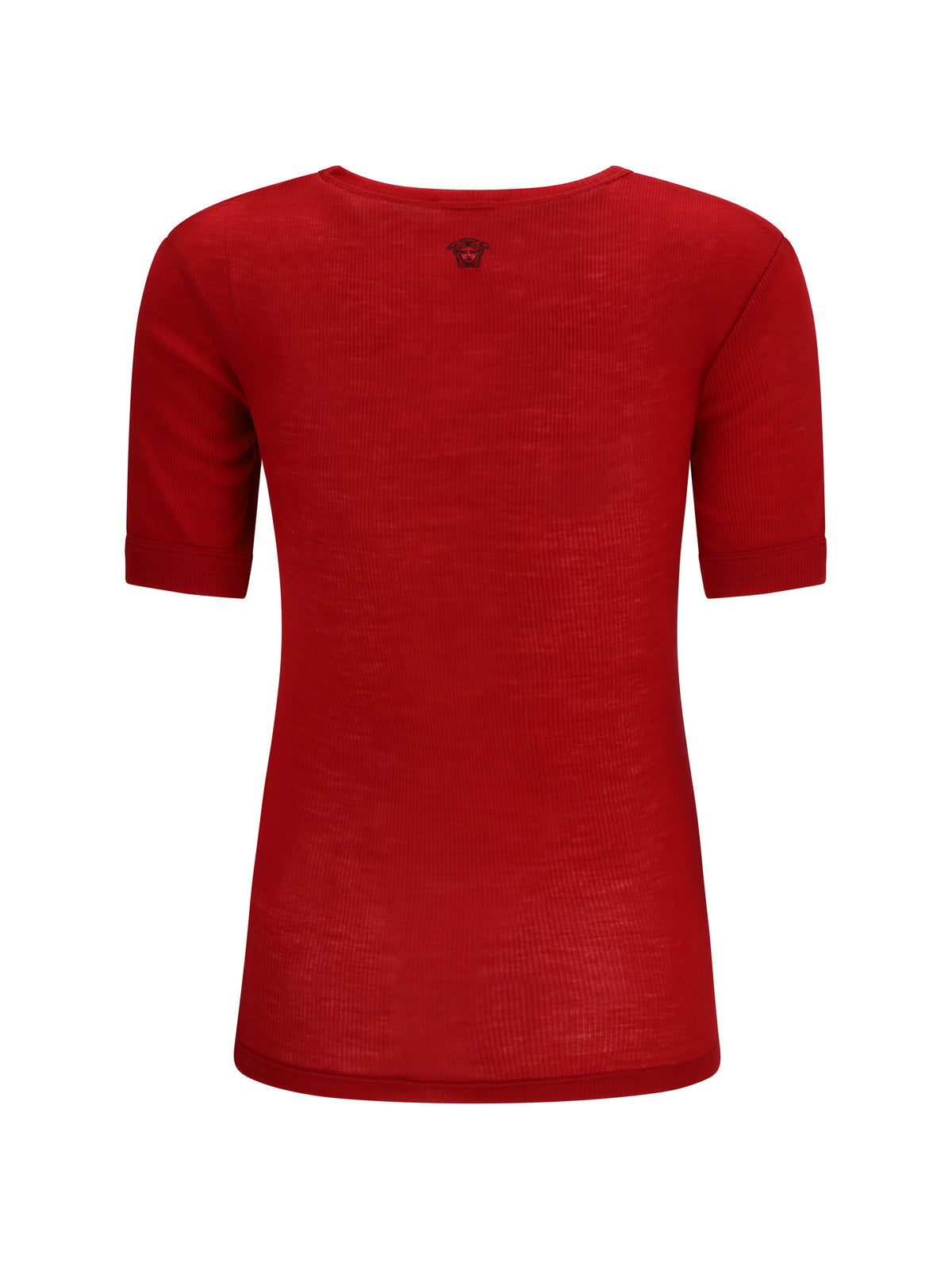 Versace Ribbed knit T-shirt - Lipstick Red