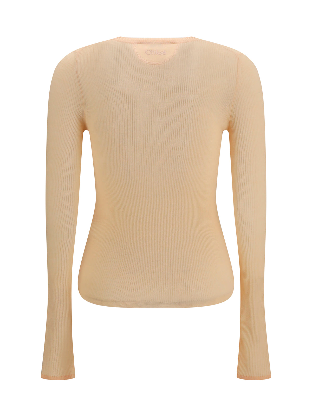 Chloé Ribbed wool Sweater - Bleached Orange