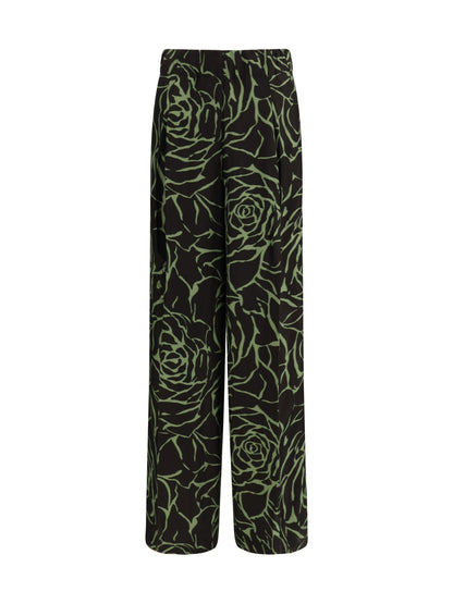 Dries Van Noten Wide-leg Pants - Black