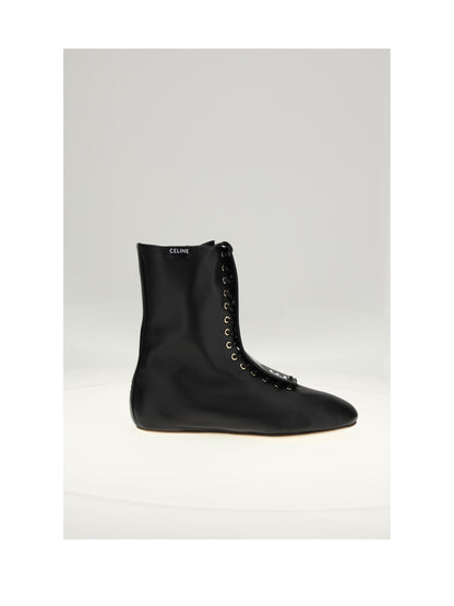 Celine LACE-UP BOOT 05 - Black
