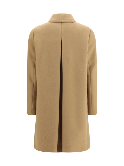 Burberry Gosford Wool and Cashmere Coat - Mid Camel