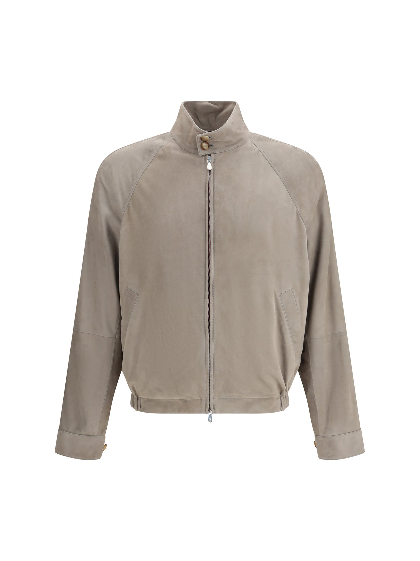 BRUNELLO CUCINELLI Suede leather Jacket in with zip