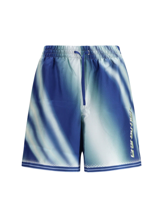 CASABLANCA Silk Flaming Shorts