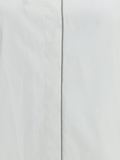 Brunello Cucinelli Shirt with embellishments - White