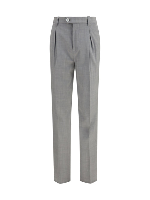 Brunello Cucinelli Dynamic wool Pants - Pearl