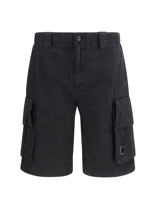 C.P. COMPANY Cotton gabardine Bermuda Shorts