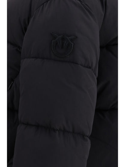 Pinko Giza Down Jacket - Black Limousine