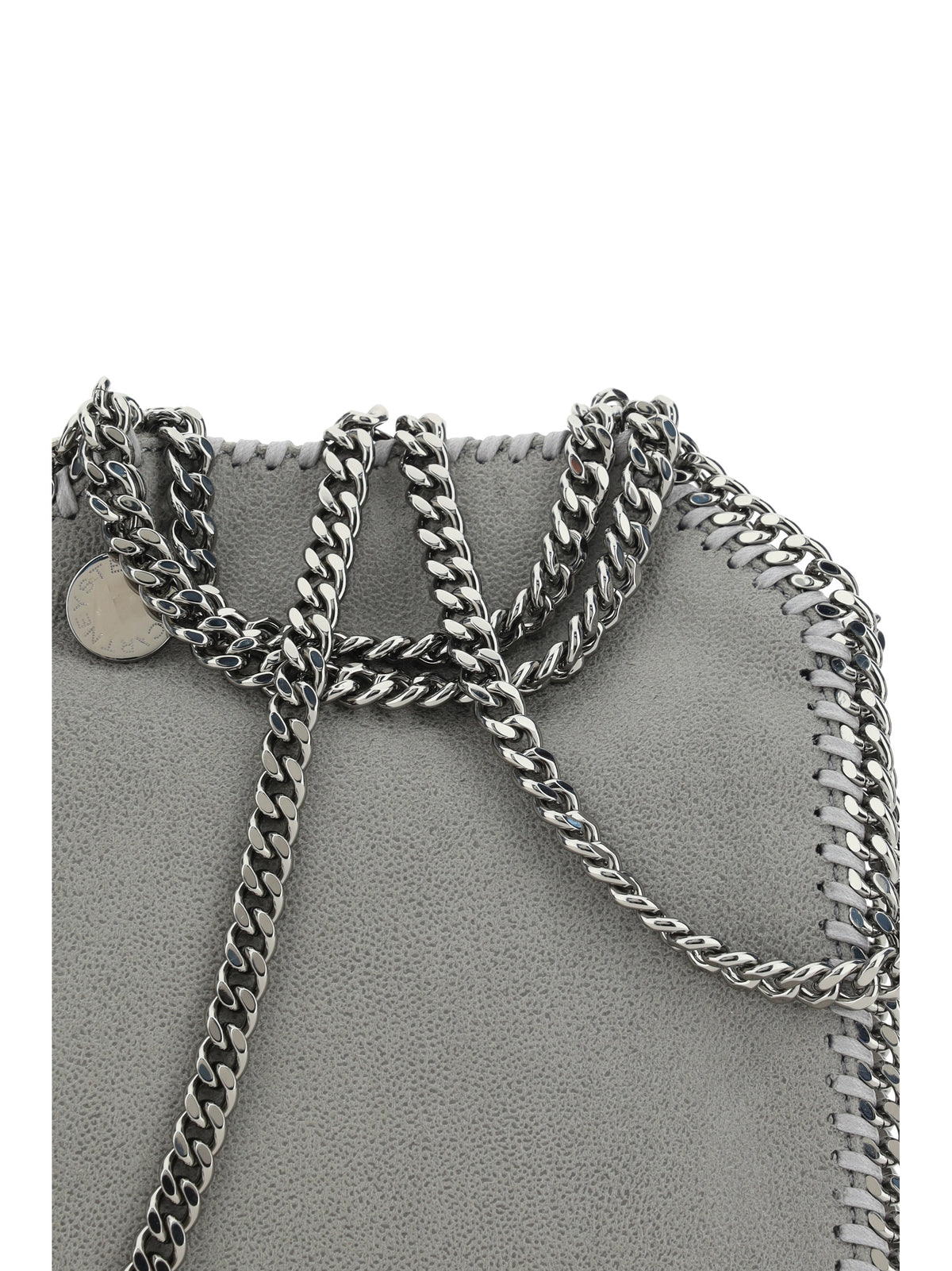 Stella Mccartney Tiny Shaggy Handbag - Light Grey