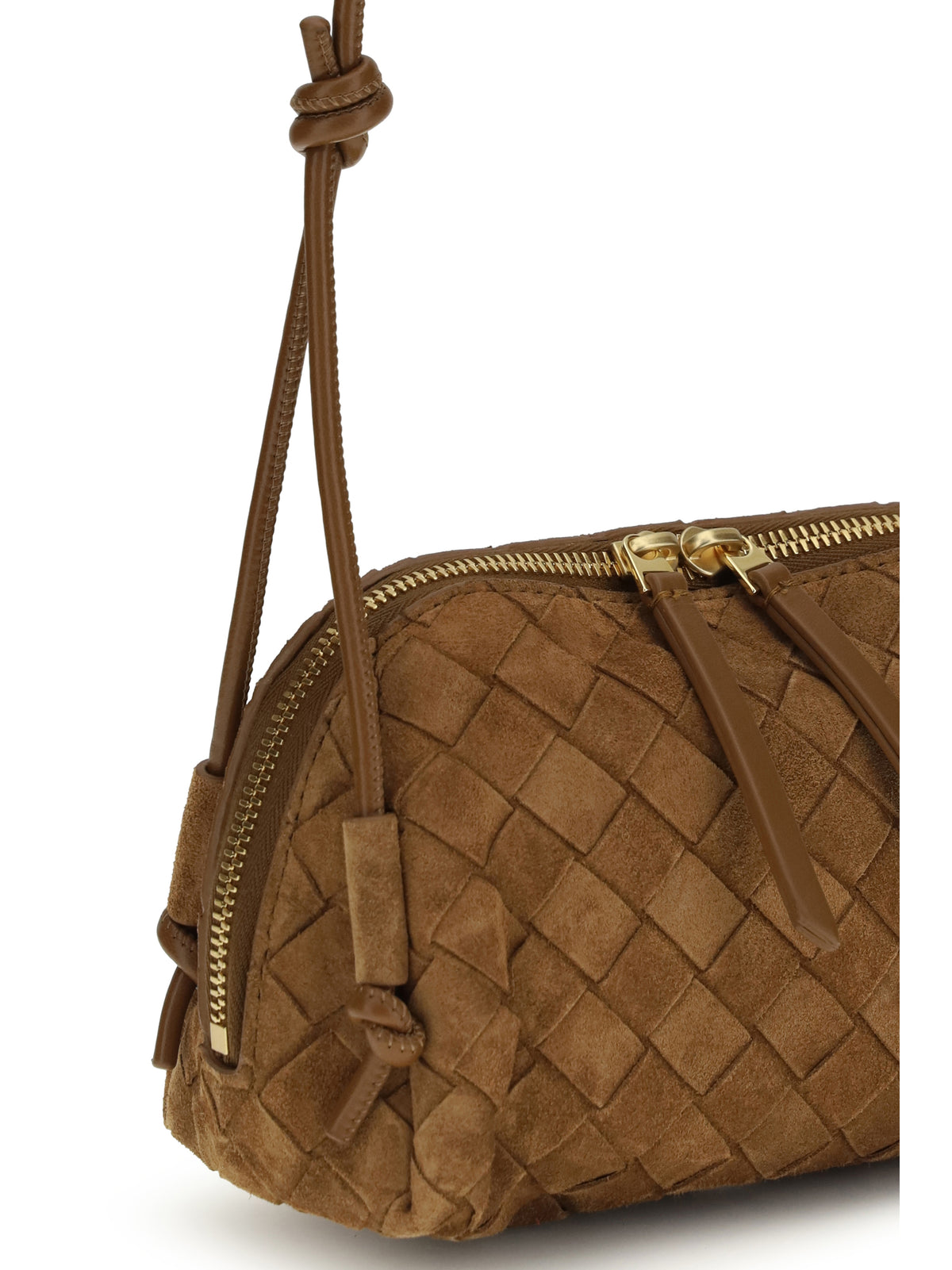 Bottega Veneta Mini Loop Shoulder Bag - Amber-Gold