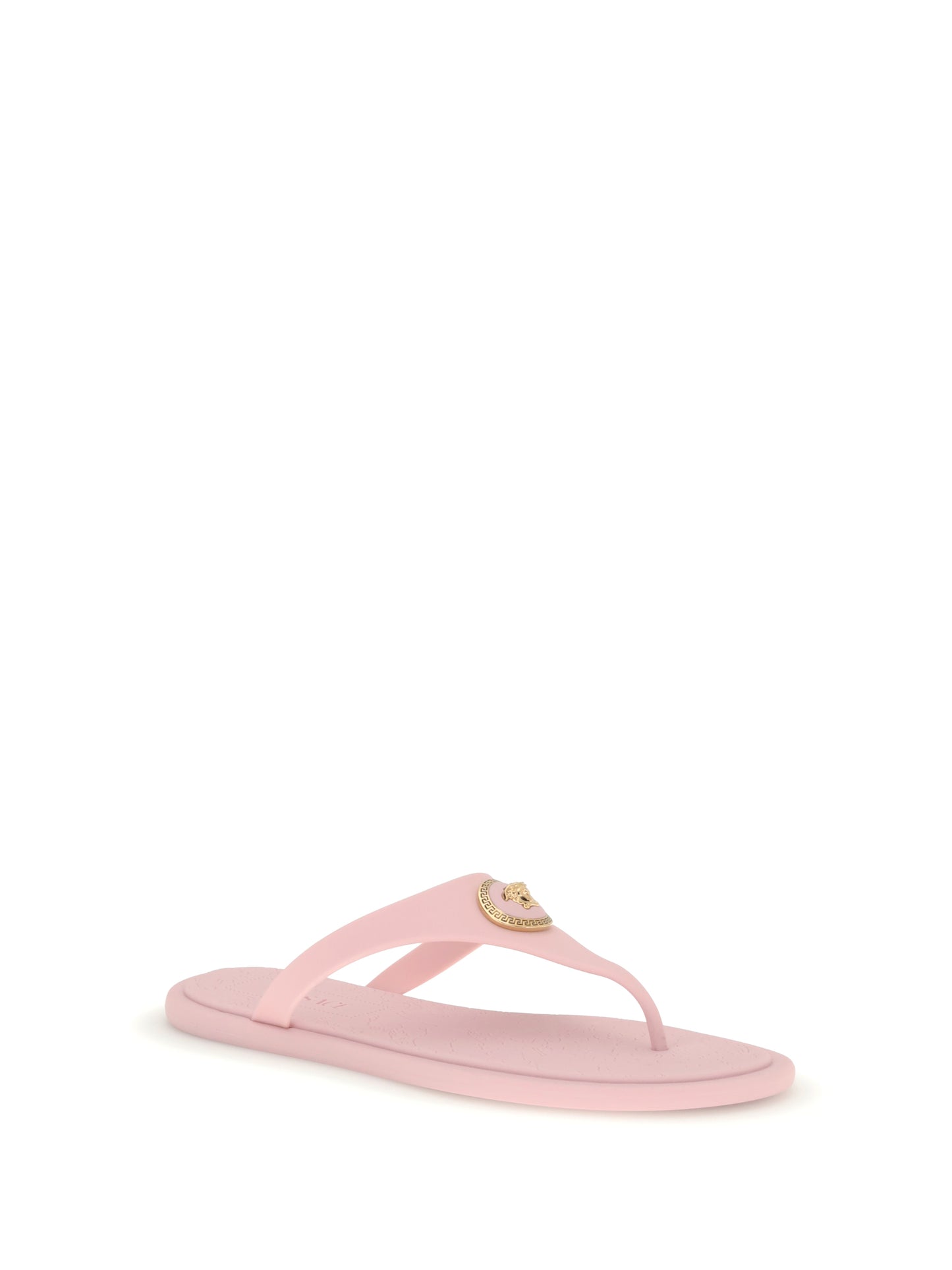 VERSACE Rubber Thong Sandals