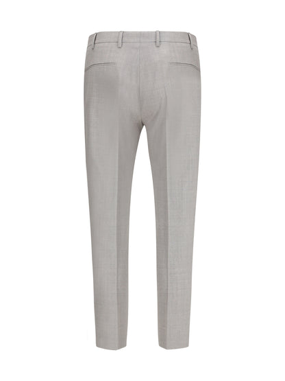 PT Torino Tailored Pants - Grey Light Blue