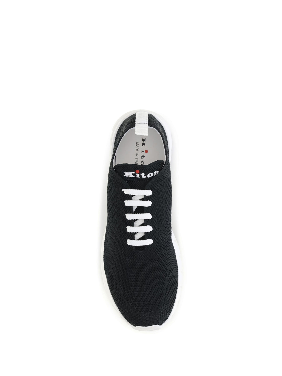 Kiton Fabric Sneakers - Black