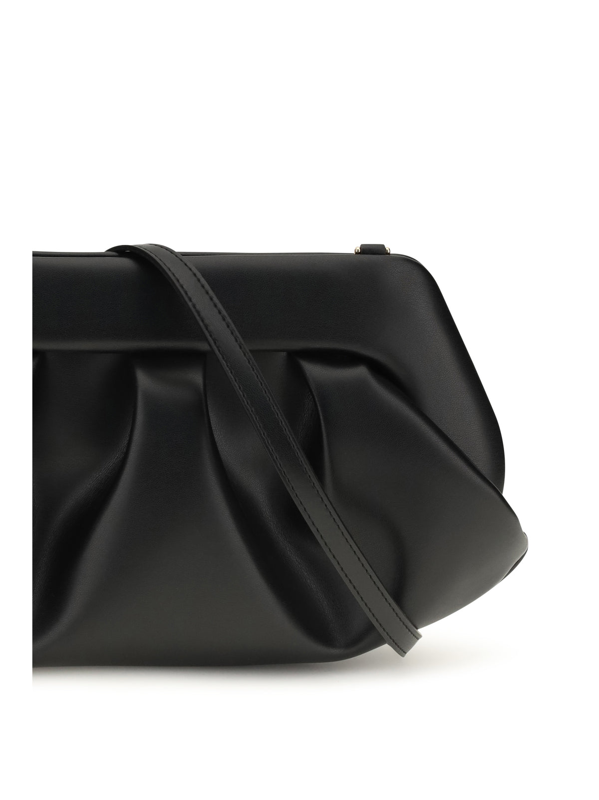 Themoirè Emera Bios Vegan leather Clutch - Jet Black