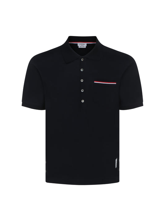 THOM BROWNE Short Sleeves Polo