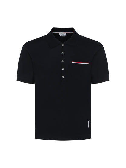 THOM BROWNE Short Sleeves Polo