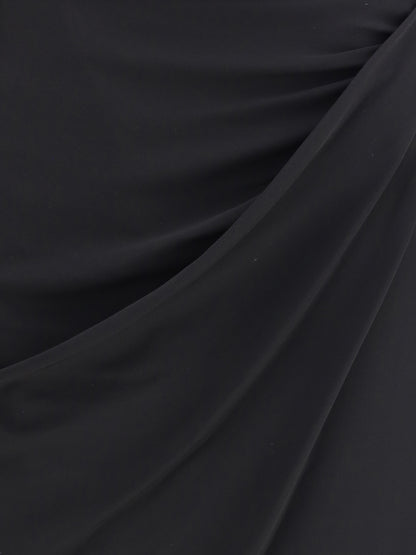 VERSACE Draped jersey Skirt