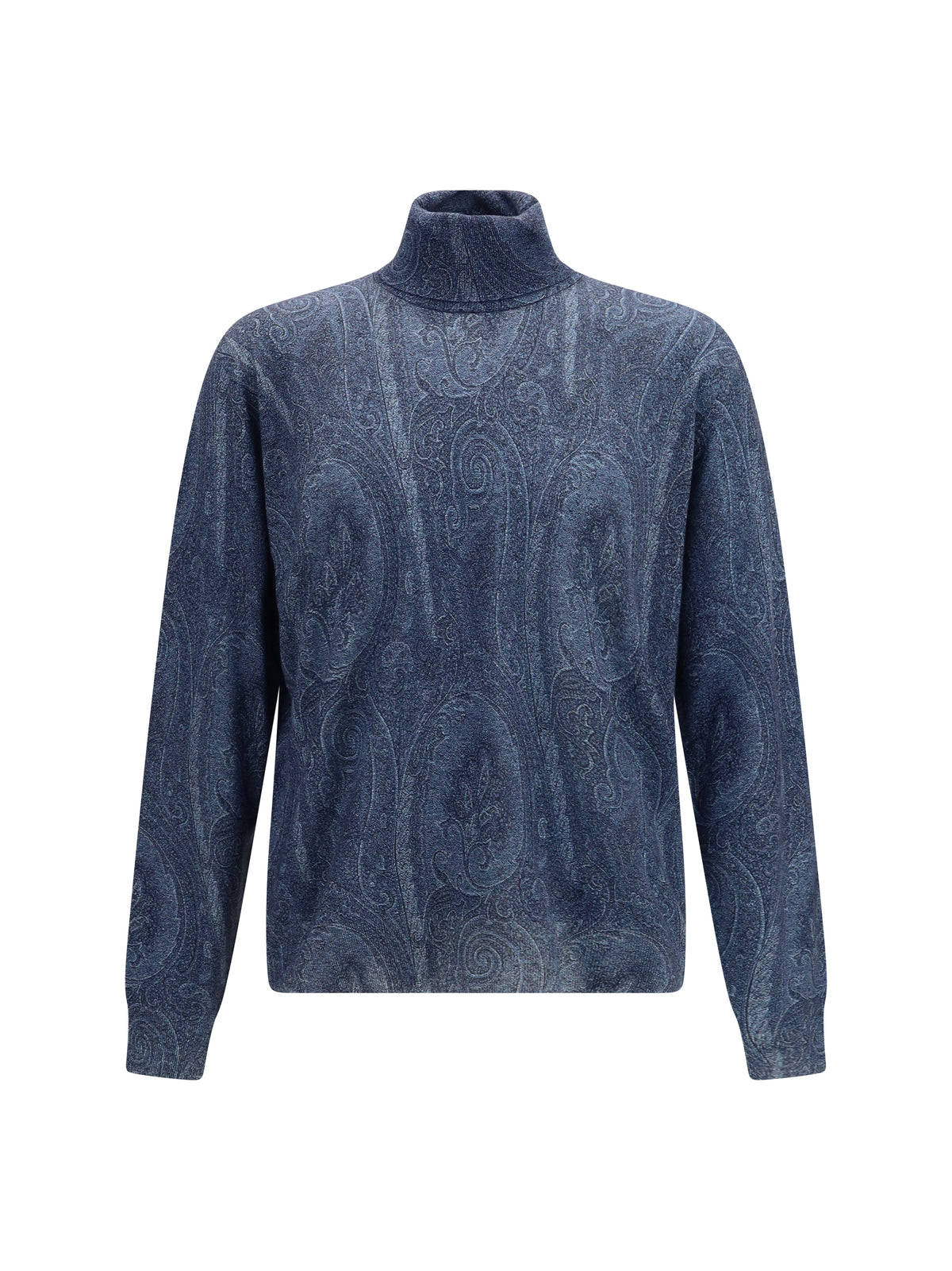 Etro Printed turtleneck Sweater - Printed F.Do Blue