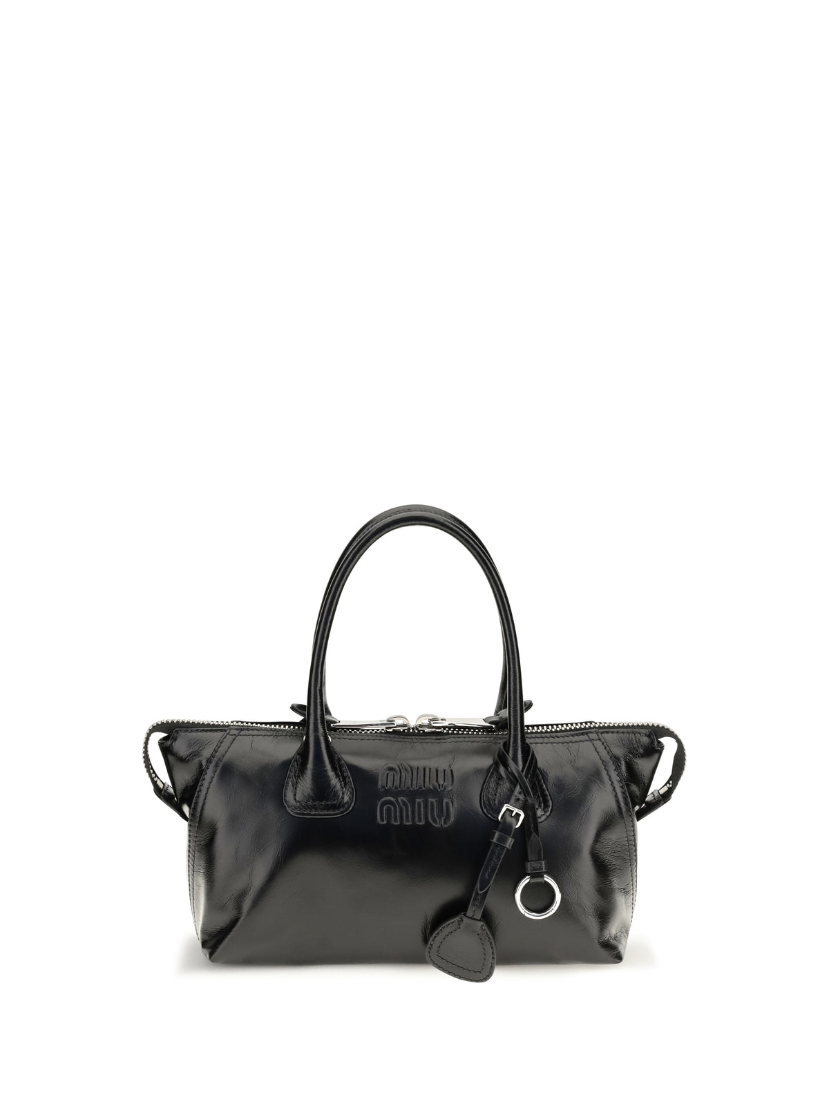 Miu Miu Glossy leather Handbag - Black