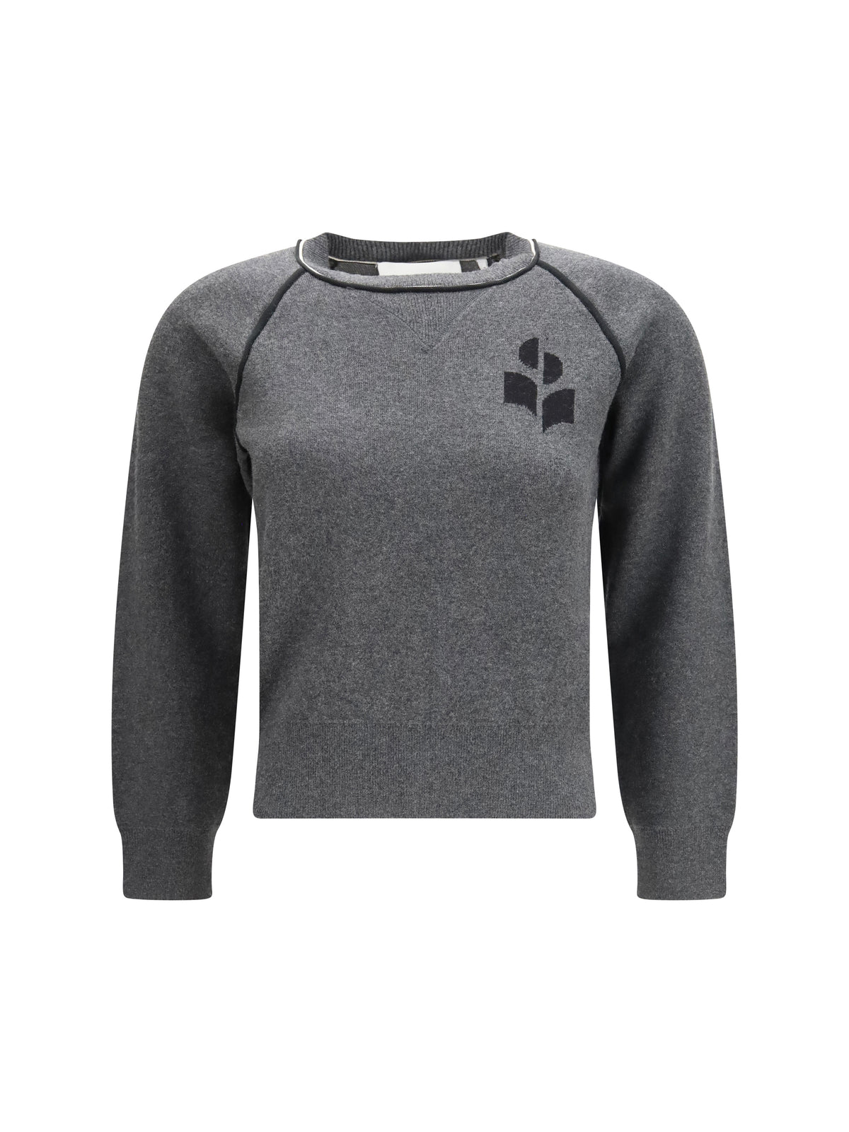 Marant Étoile Loriby logo Sweater - Anthracite/Black