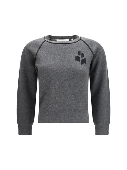 Marant Étoile Loriby logo Sweater - Anthracite/Black