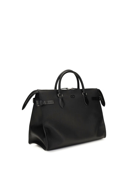Valentino Garavani Large Antibes Top Handle Bag - Black