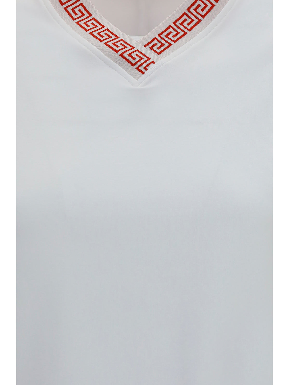 Versace T-shirt by Versace with greca details - Optical White