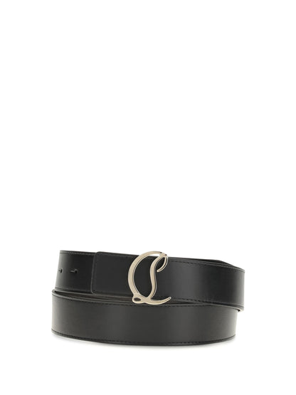 CHRISTIAN LOUBOUTIN CL Logo Belt