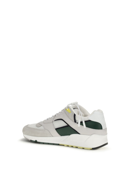 SAINT LAURENT Smooth leather and suede Bump Sneakers