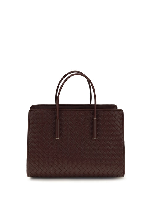 Bottega Veneta Barbara Tote Bag - Deep Mahogan-Brass V