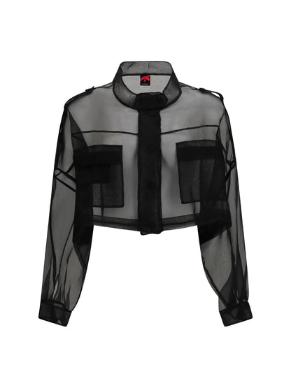 PINKO Cropped Jacket with pockets