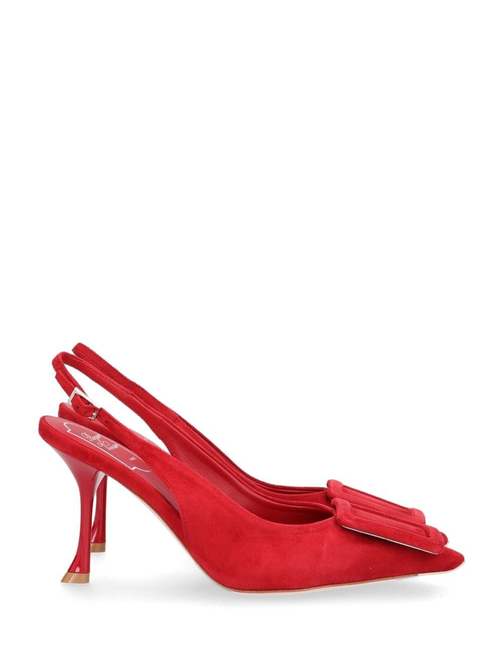 Roger Vivier Sling Back "Viv' In The City" - Red
