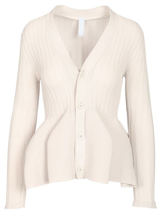 Cfcl "Pottery" Ribbed Cardigan - Beige