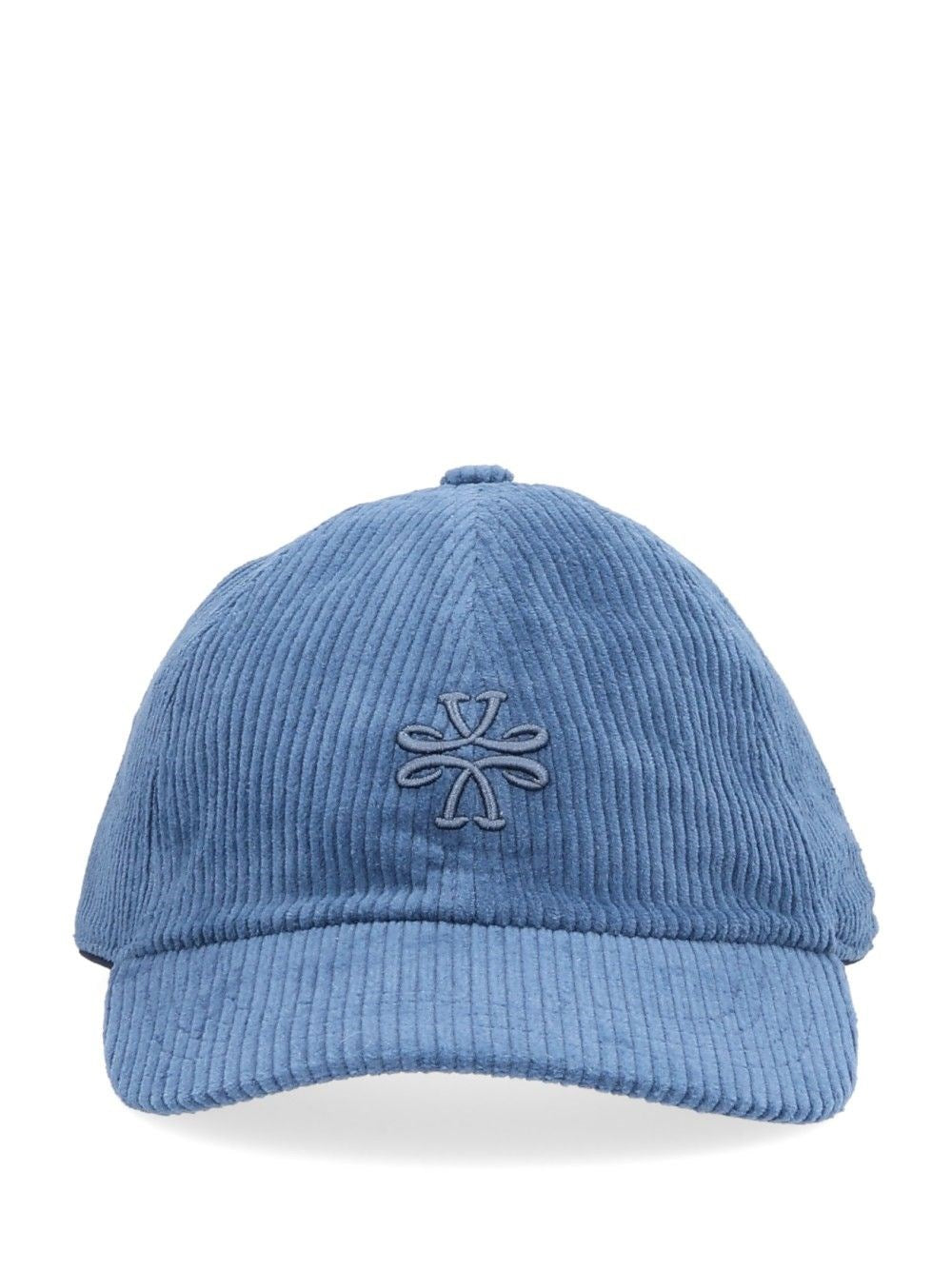 Jacob Cohen Velvet Baseball Hat - Blue