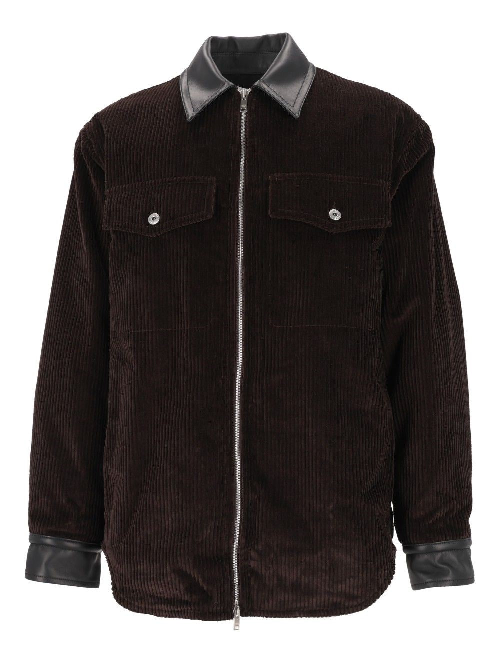 Bottega Veneta Cotton Corduroy Shirt Jacket - Brown