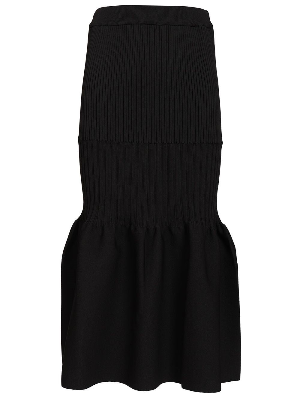 Cfcl Mermaid Skirt With Ruffles - Black
