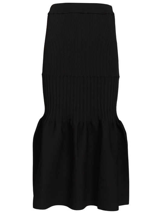 Cfcl Mermaid Skirt With Ruffles - Black