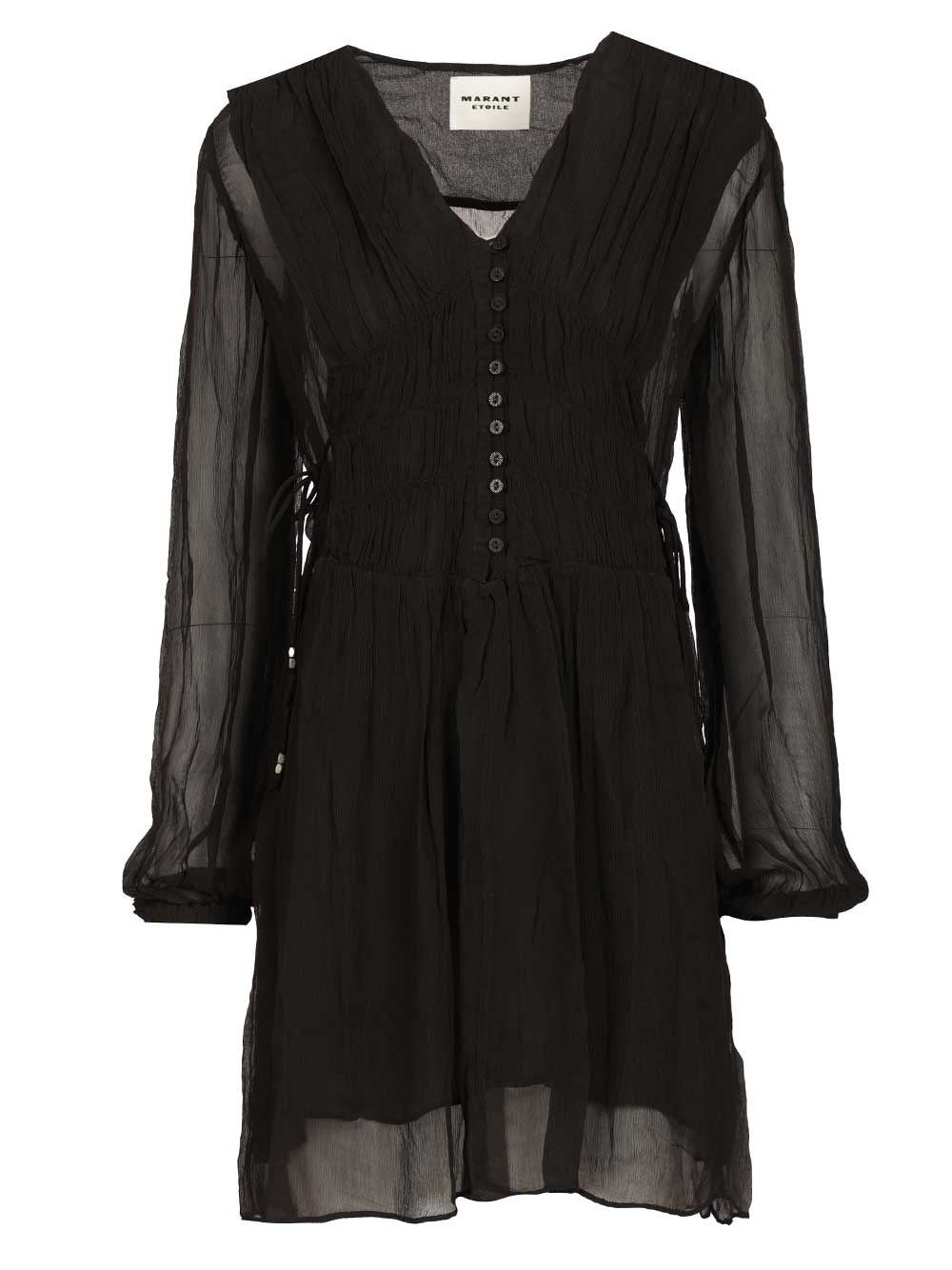 Marant Etoile Loriena Short Dress - Black